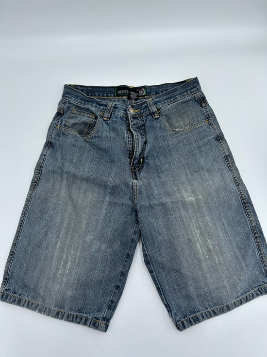 Dodeca Other - Dodeca Distressed Embroidered Men’s Denim Jean Shorts 32